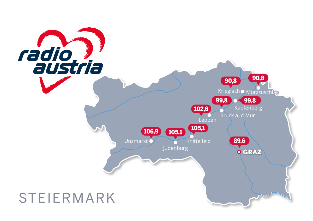 Frequenzkarte Steiermark
