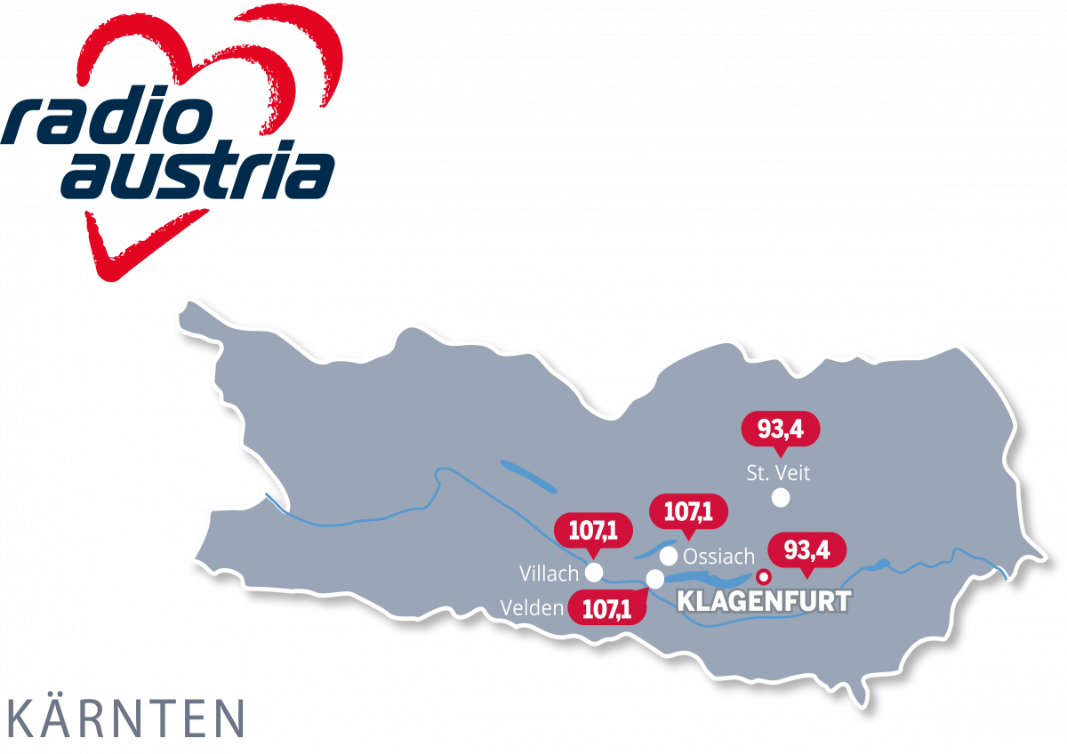© radioaustria Radio Austria Frequenzen NEU KTN