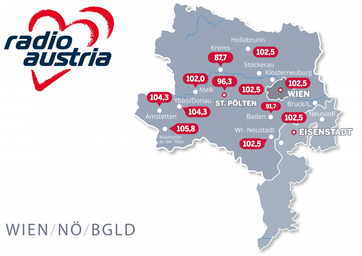 © radioaustria Radio Austria Frequenzen NEU WIEN